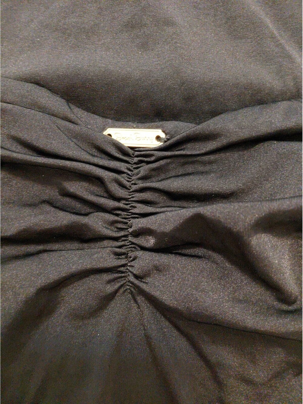 Beach Bunny 1 Piece Bathing Suit Black Siz M Excellent Condition #254 - Picture 6 of 8